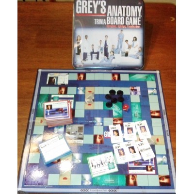 Grey's Anatomy trivia board game (tin box) 2007